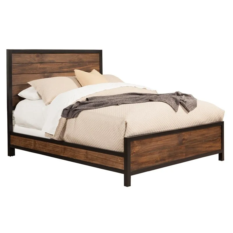 kara Solid Wood King Bed