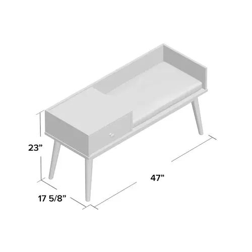 Karayal Solid Wood Seating Cum Bench