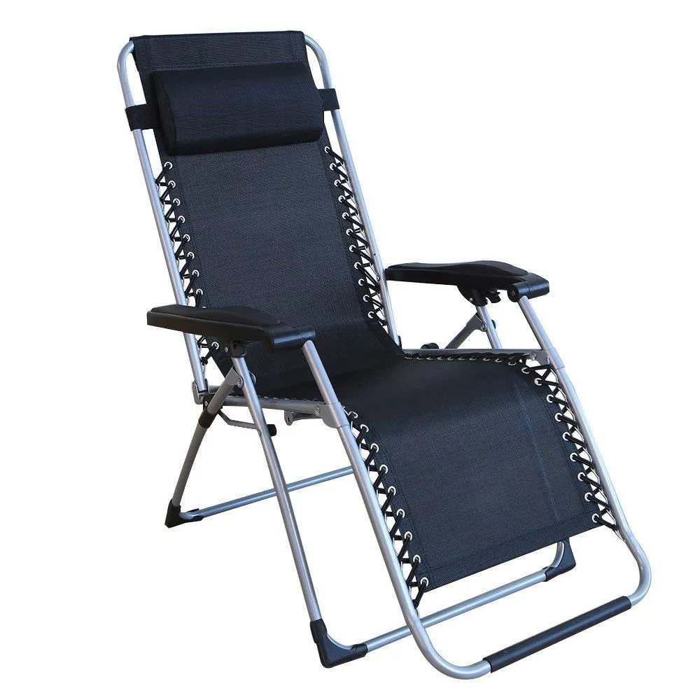 Le Papillon All Seasonal Zero Gravity Chair Adjustable Recliner with Removable Suede Cushion