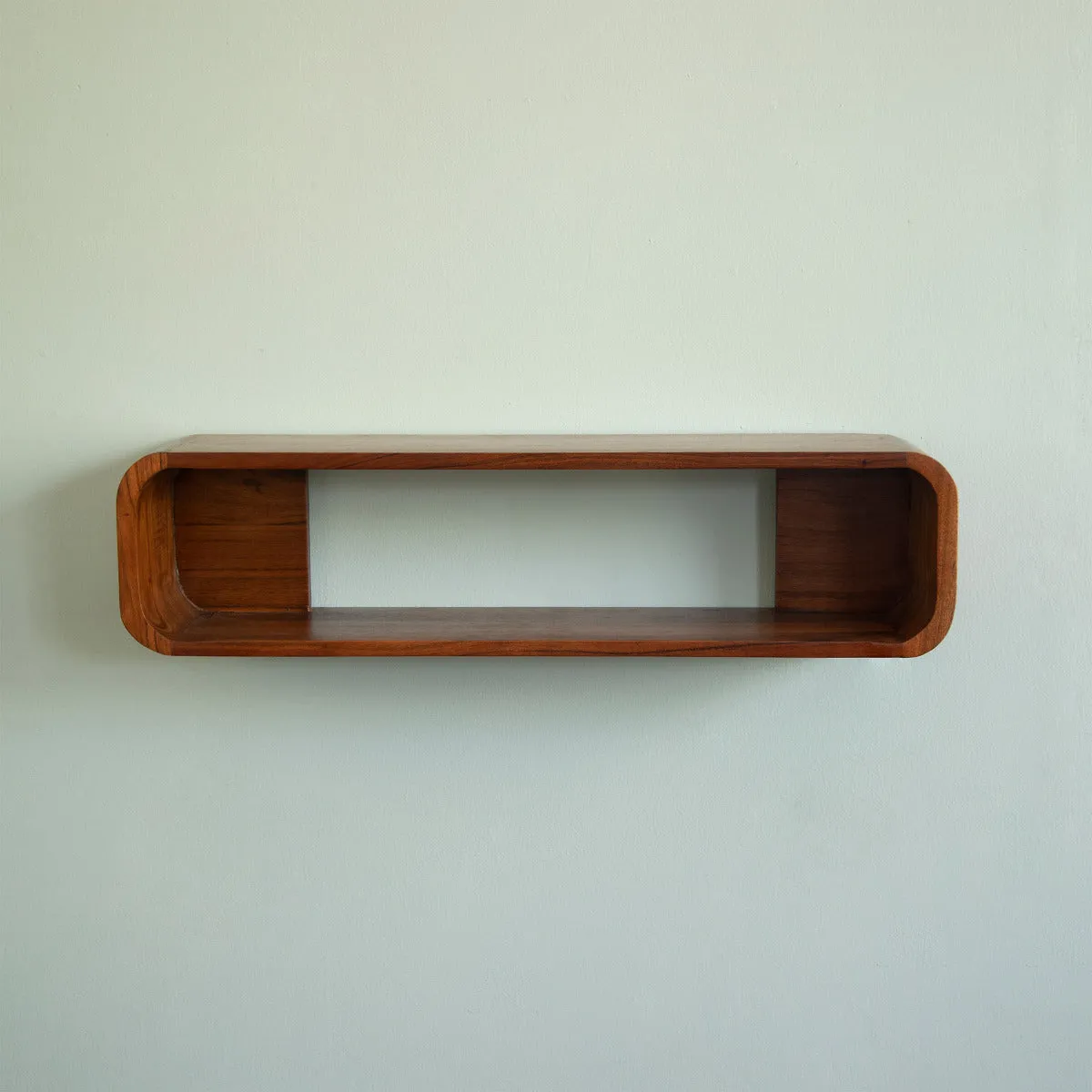 Leda Solid Wood Wall Rack Set Of Two