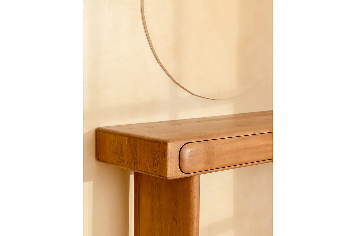 Leo Wooden Console Table