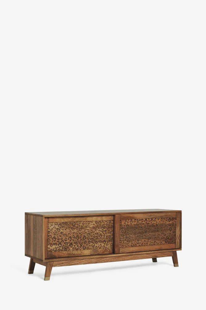 Leopard Print TV Unit