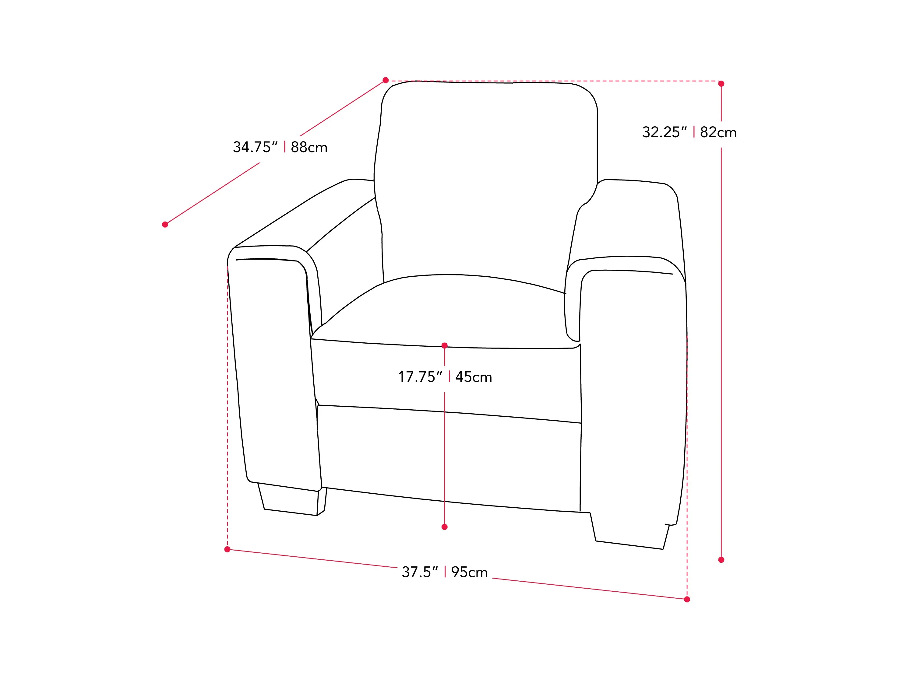 Light Grey Arm Chair