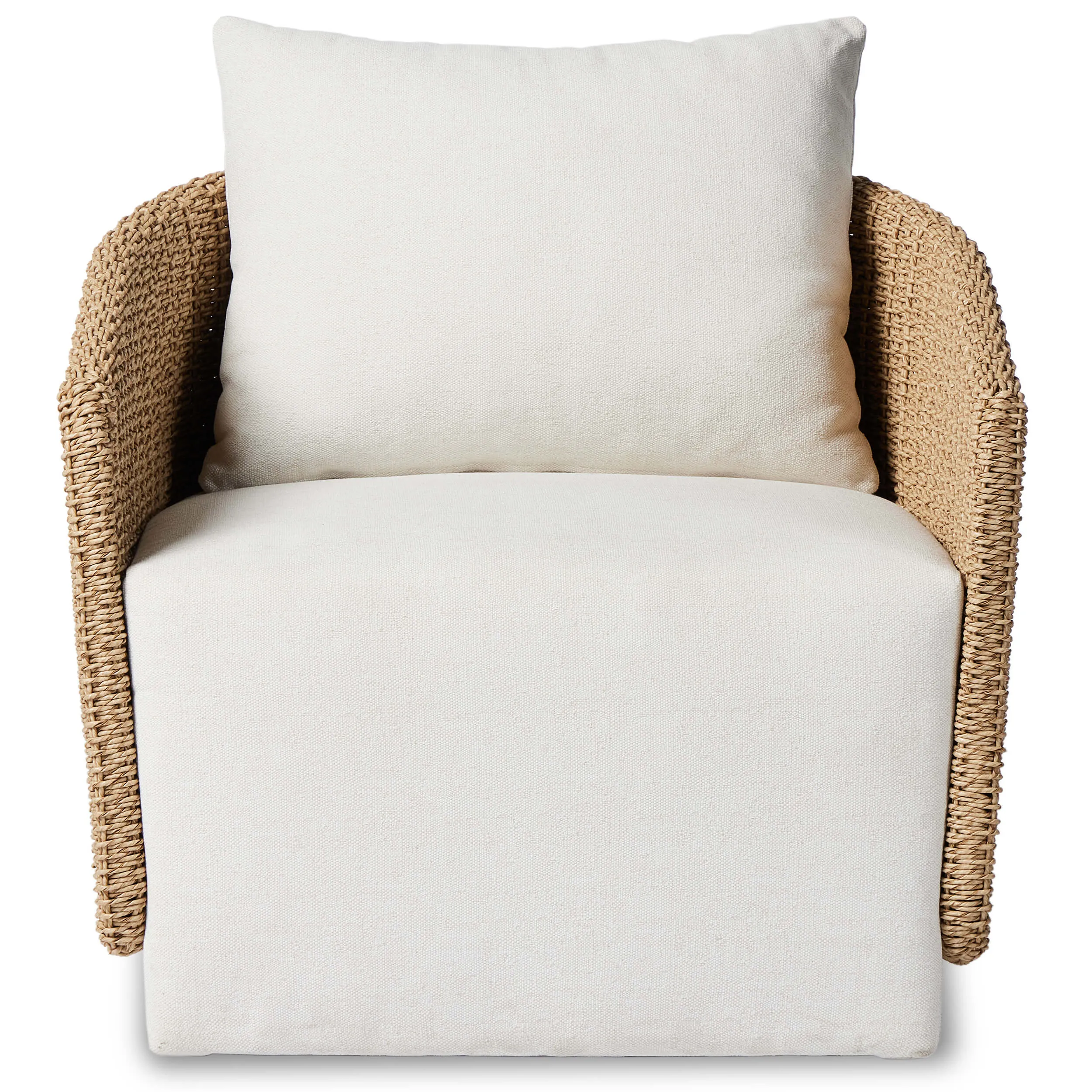 Maven Outdoor Swivel Chair, Alessi Linen