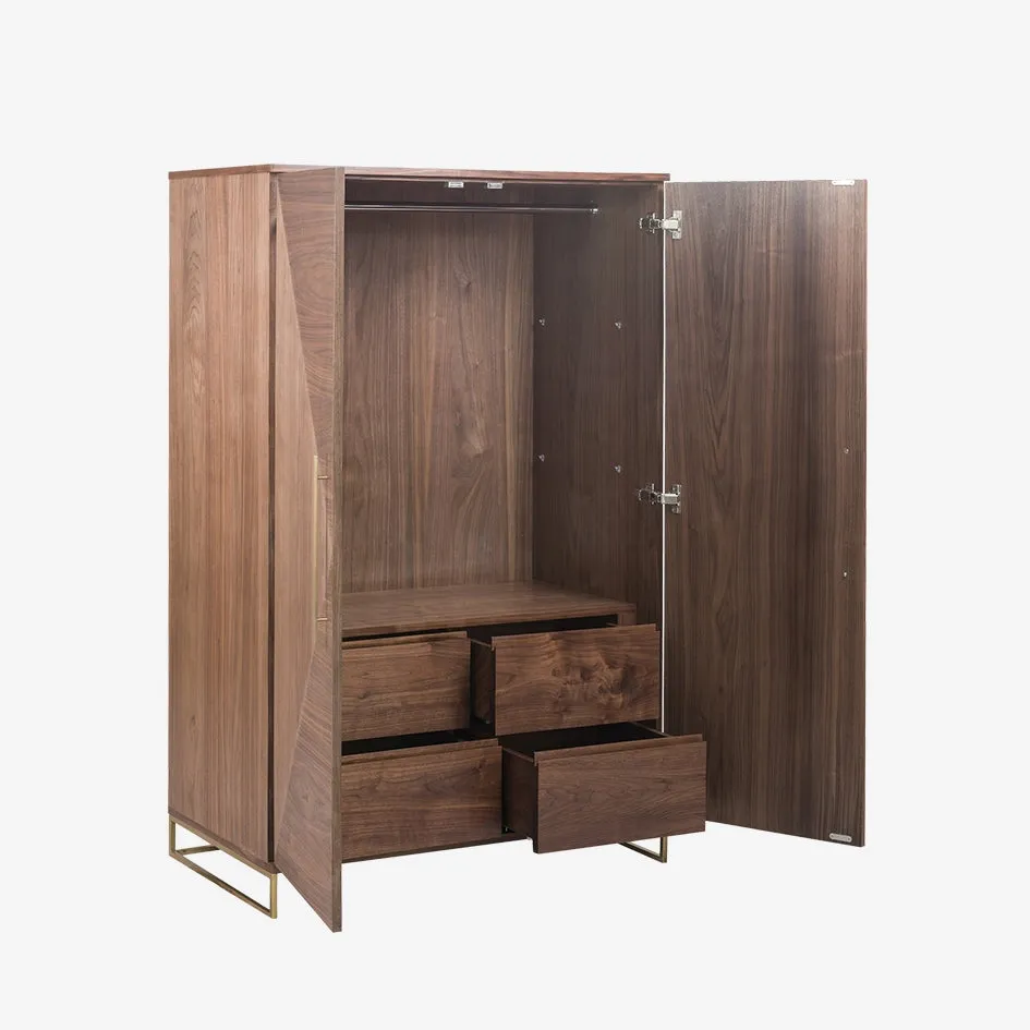 Maxwell Armoire with Veneer