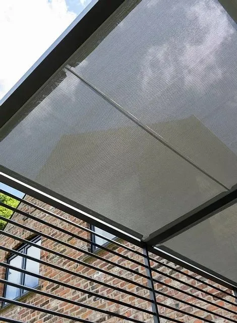 Norfolk Leisure Modern Grey Sliding Roof Gazebo Pergola - Square 2.8m