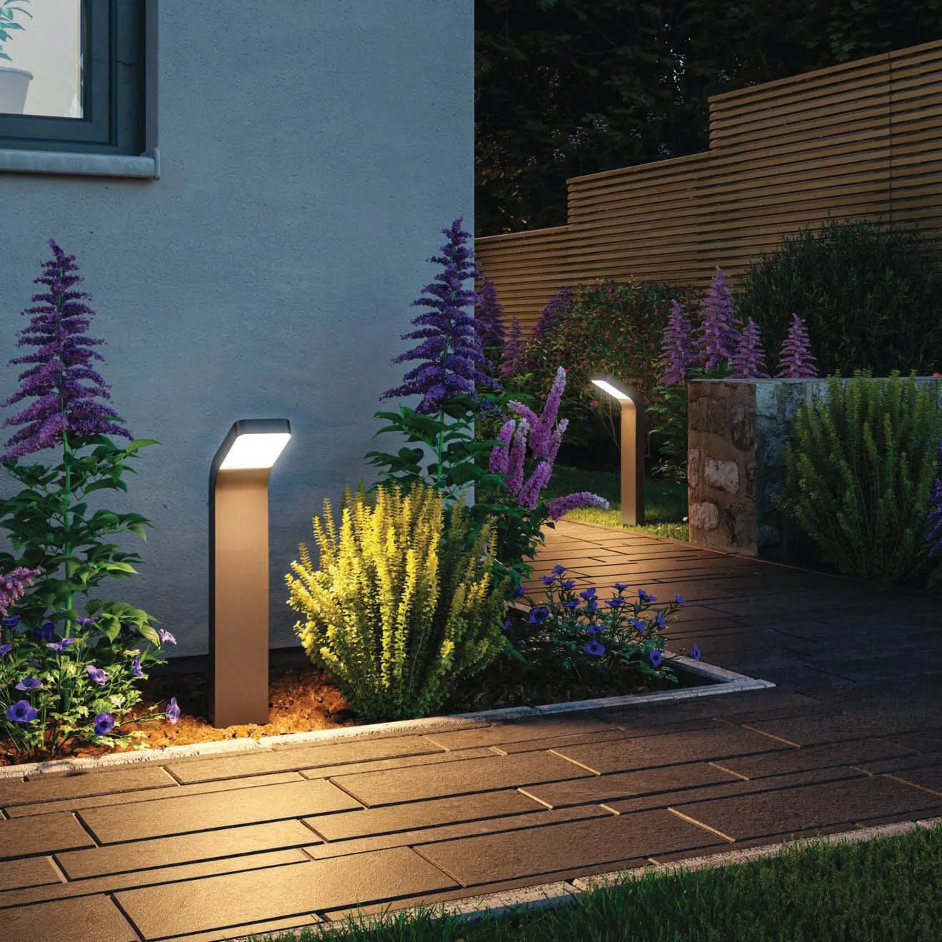 Outdoor Kulma 9W LED Bollard Light in Anthracite