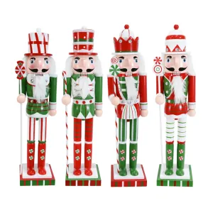 Peppermint Candy Cane Nutcracker Asst (38cm)