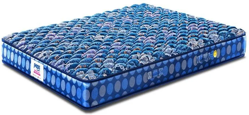 peps Springkoil Bonnell 10-inch Double Size Spring Mattress (Dark Blue, 80x66x10)