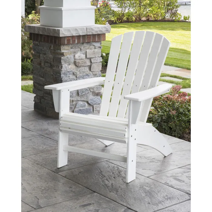 POLYWOOD Nautical Curveback Adirondack Chair