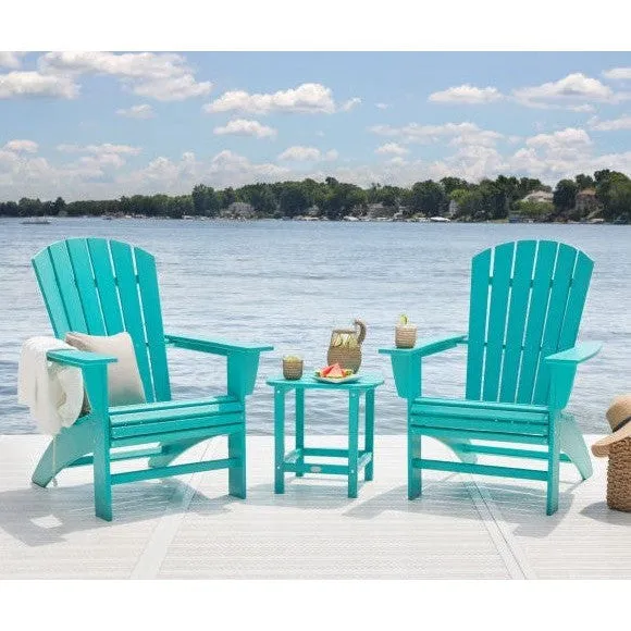 POLYWOOD Nautical Curveback Adirondack Chair