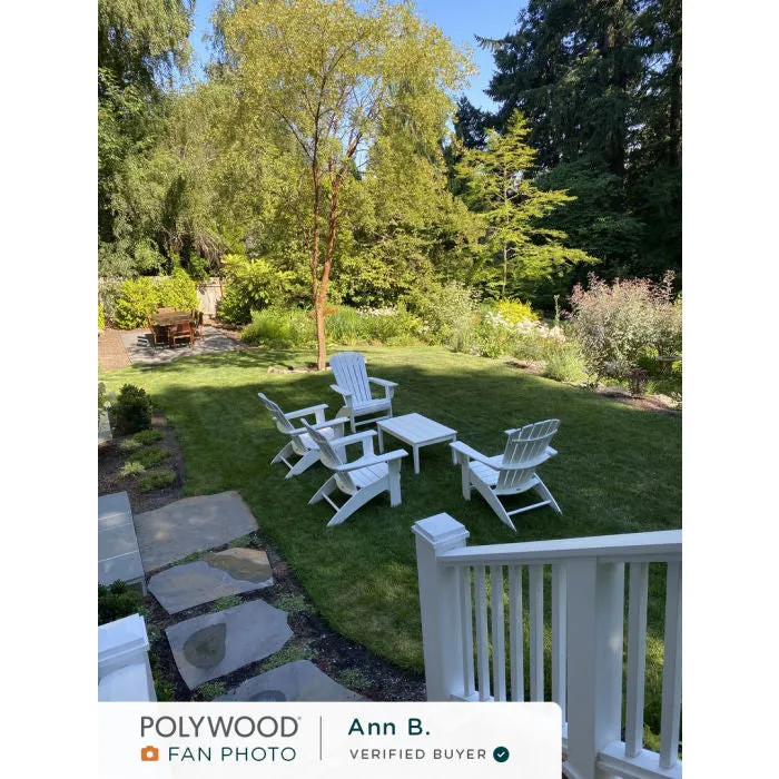 POLYWOOD Nautical Curveback Adirondack Chair