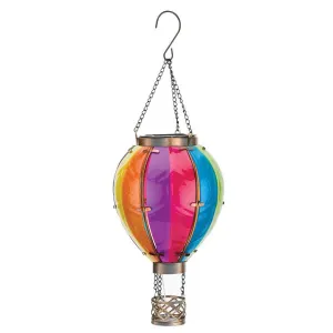 Rainbow Hot Air Balloon Solar Lantern