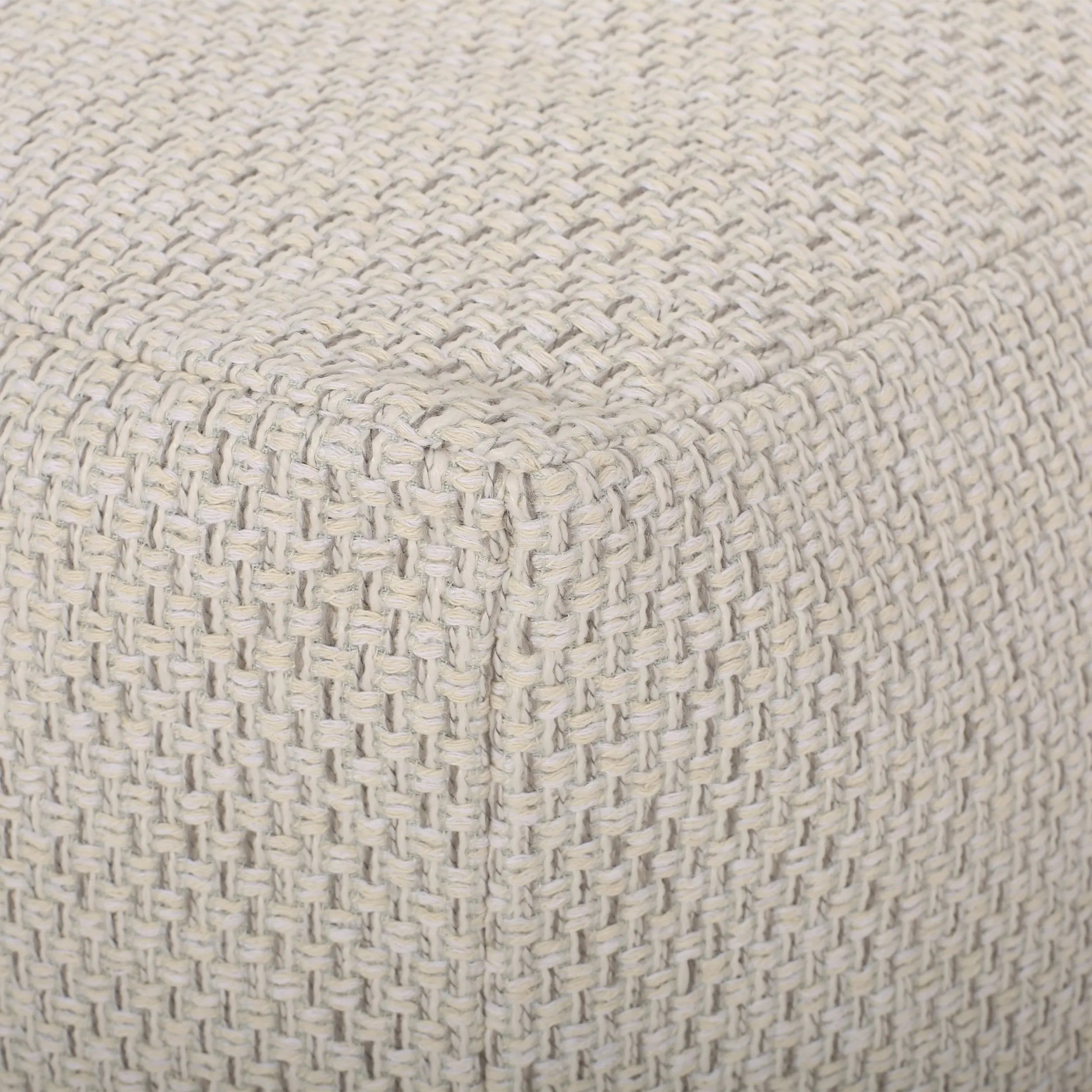 Rakiya Contemporary Fabric Pouf