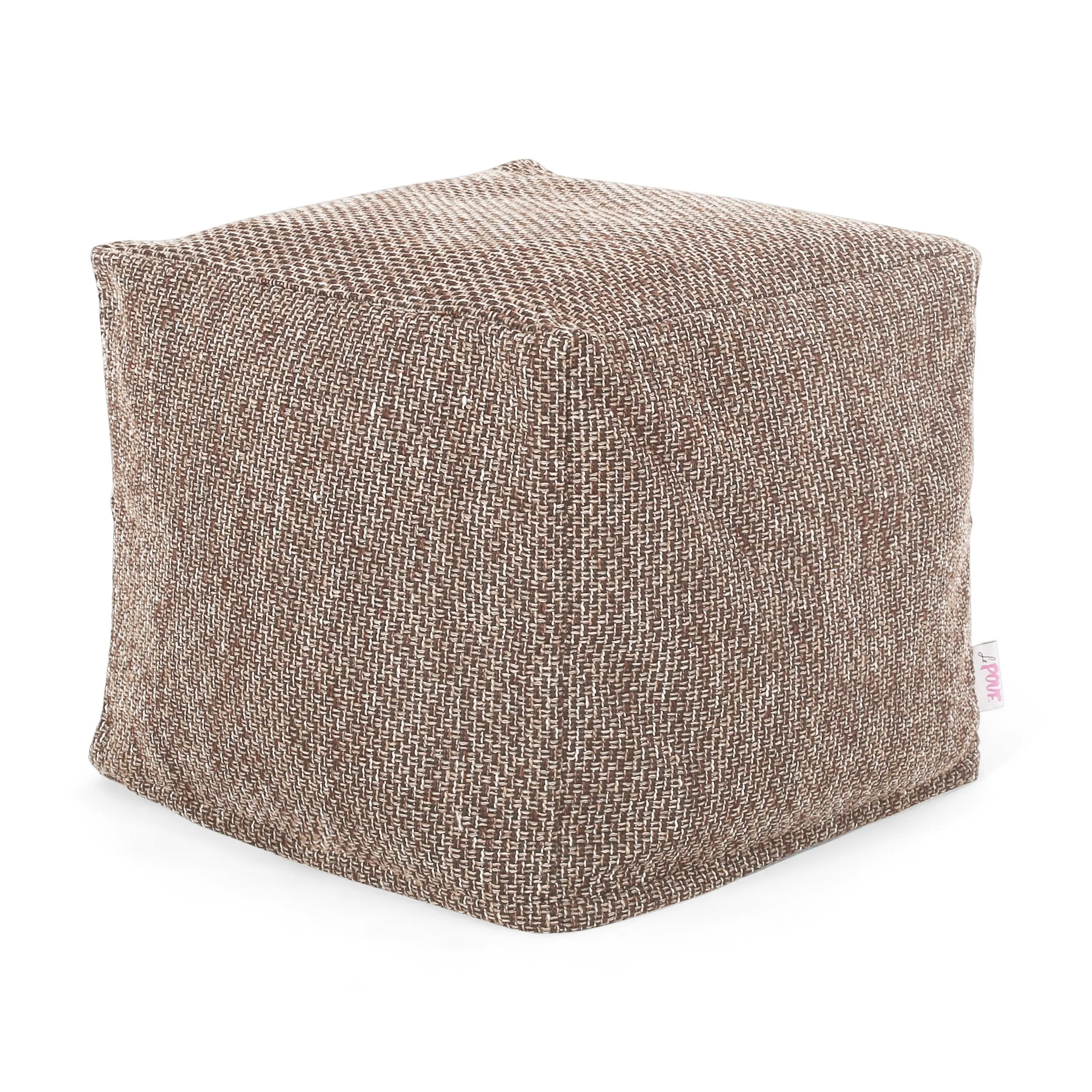 Rakiya Contemporary Fabric Pouf