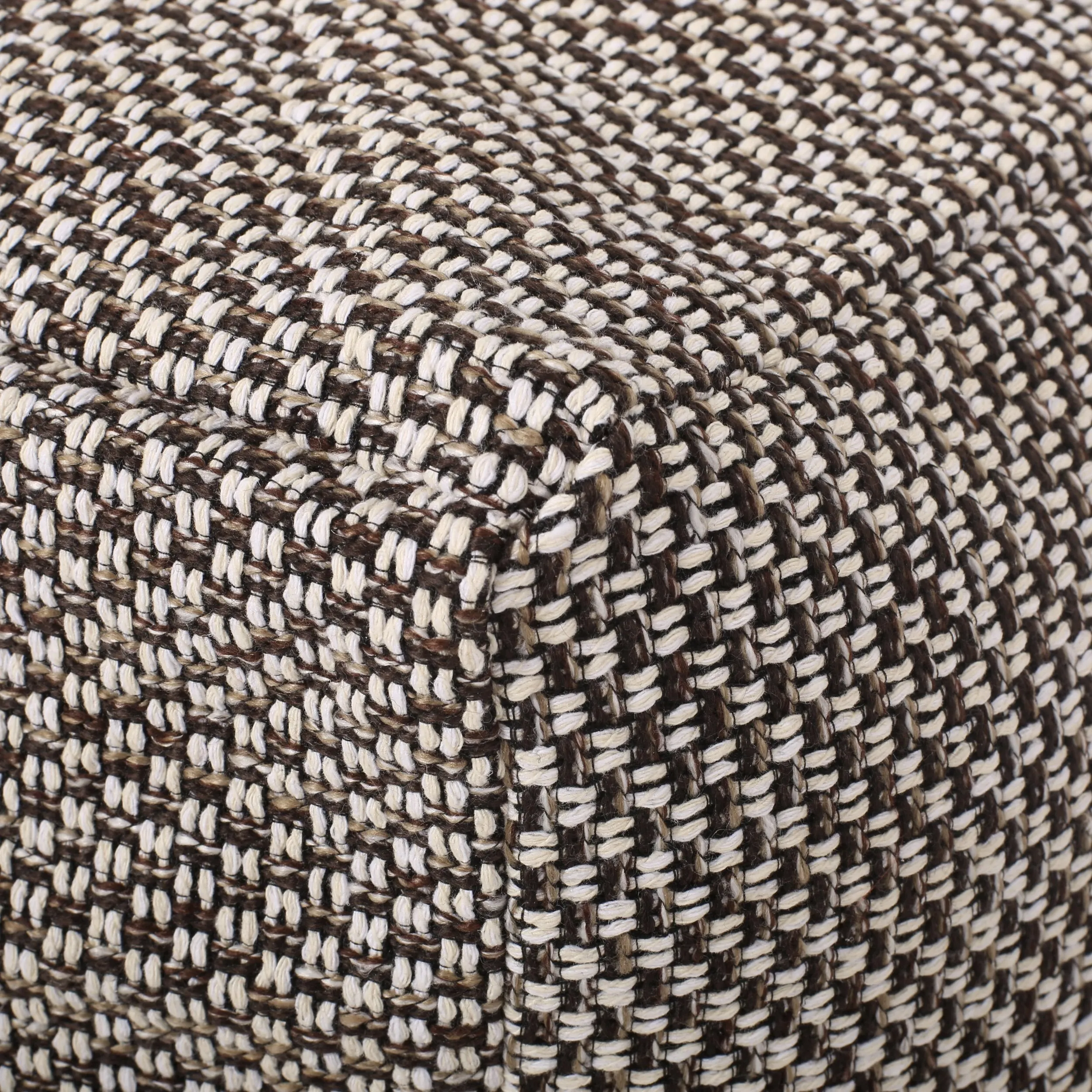 Rakiya Contemporary Fabric Pouf