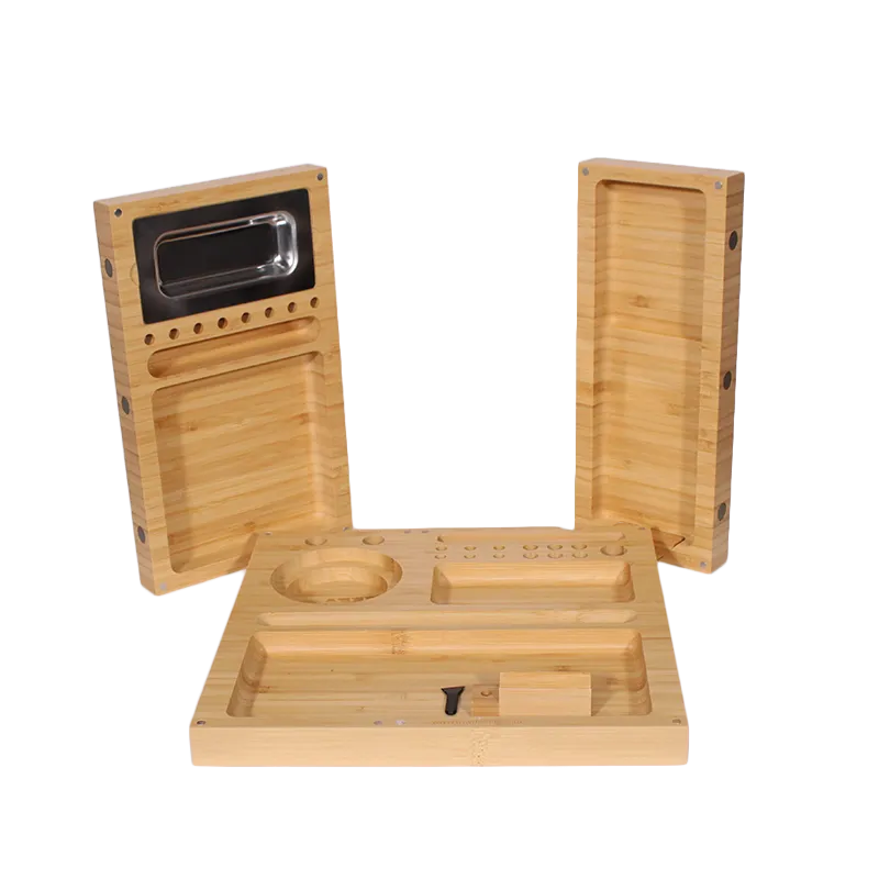 RAW Triple Flip Bamboo Rolling Tray