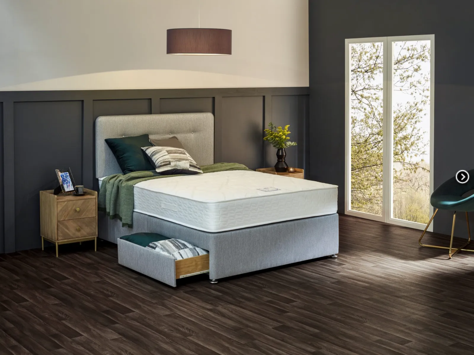 Relyon Radiance Comfort 1000 Platform Top Divan Set