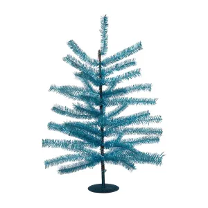 Shimmer Blue Tinsel Tree