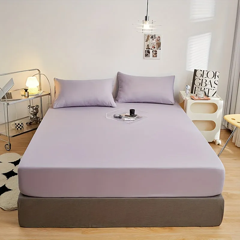 Soft and Cozy Polyester Fitted Sheet for Deep Mattresses