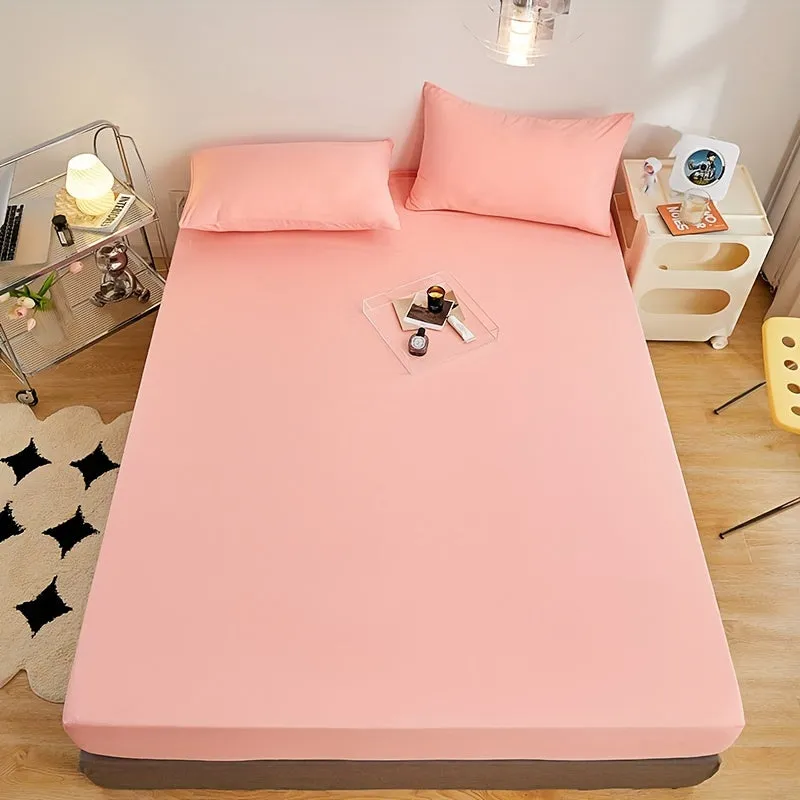 Soft and Cozy Polyester Fitted Sheet for Deep Mattresses