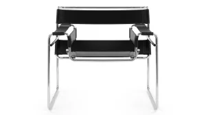 Stanley - Stanley Chair, Midnight Black Premium Leather