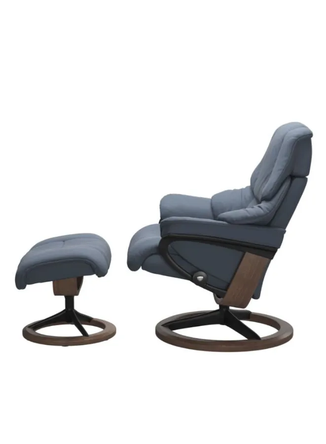 Stressless® Reno Signature Recliner with Footstool