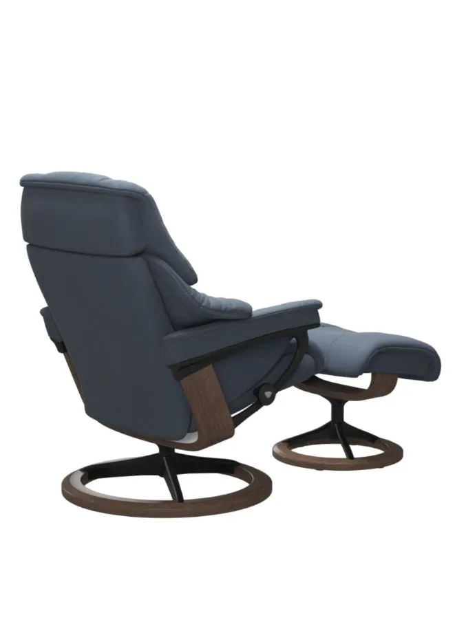 Stressless® Reno Signature Recliner with Footstool