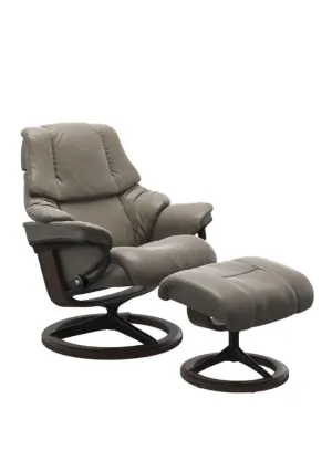 Stressless® Reno Signature Recliner with Footstool