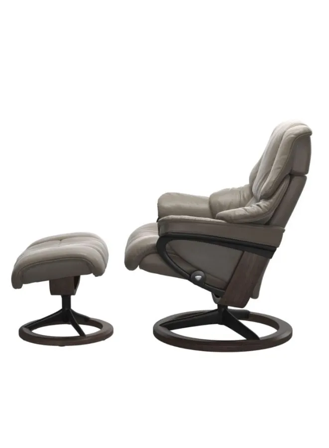 Stressless® Reno Signature Recliner with Footstool