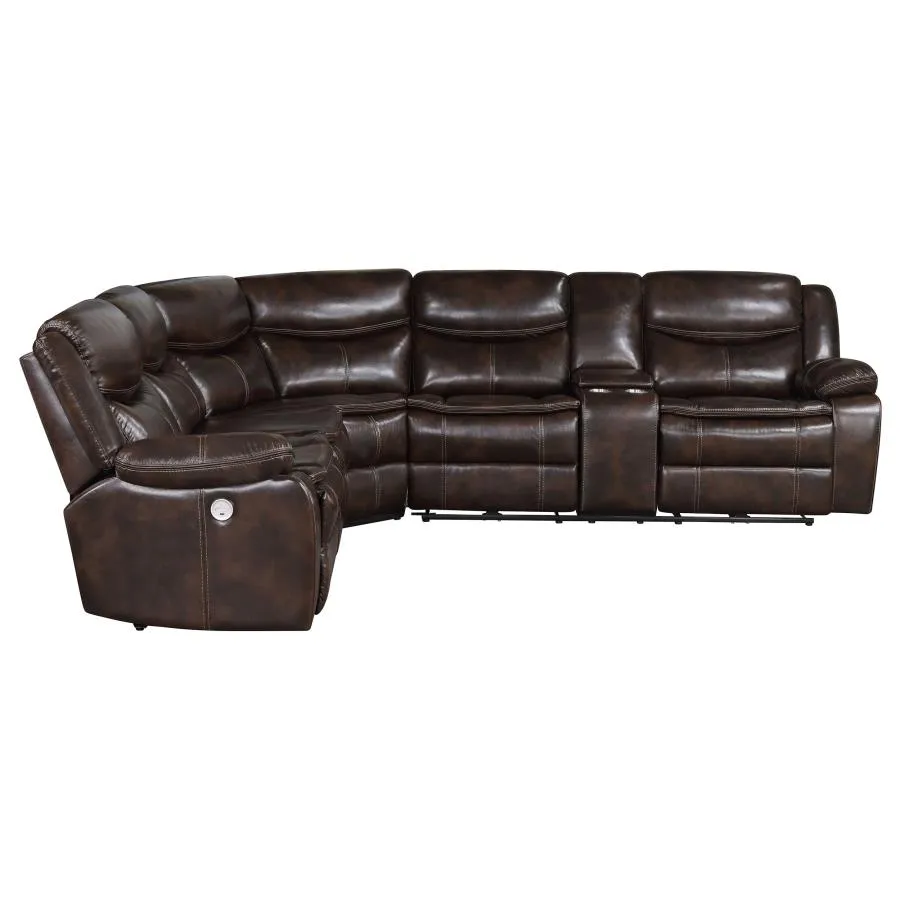 Sycamore Upholstered Power Reclining Sectional Sofa