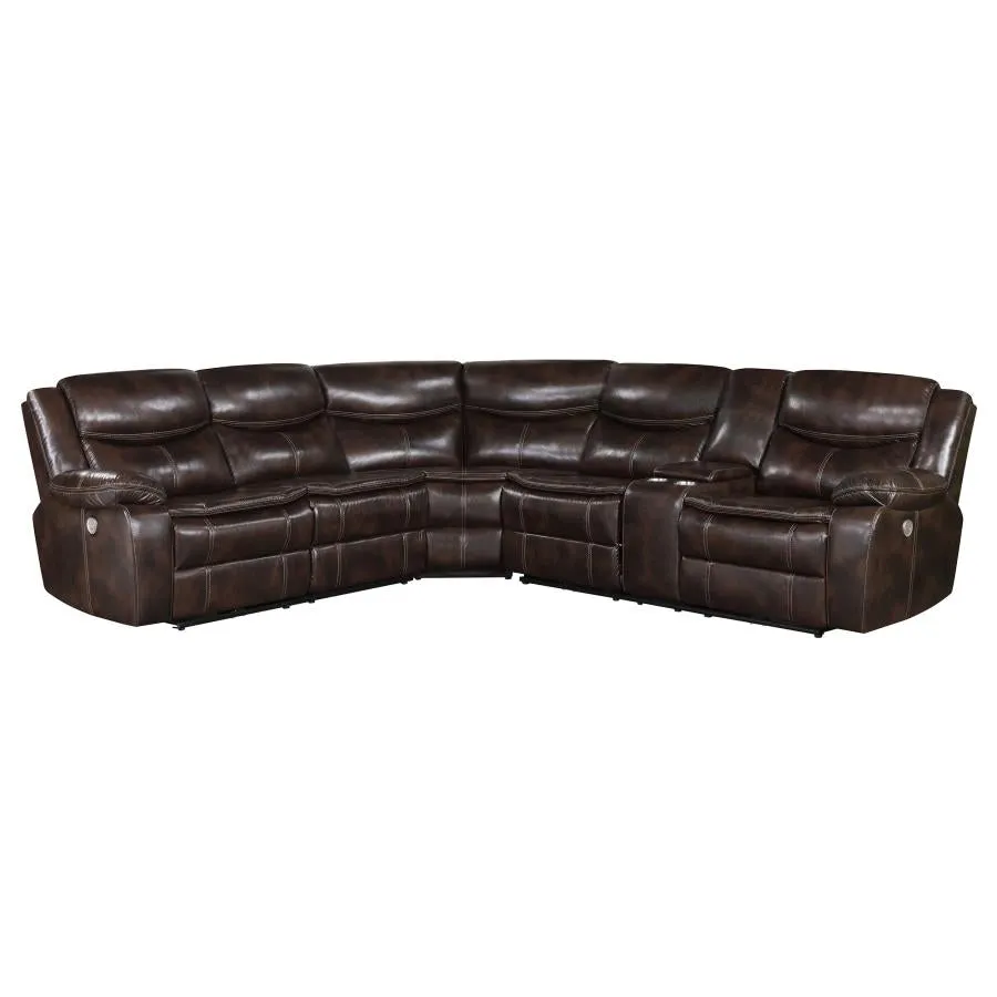 Sycamore Upholstered Power Reclining Sectional Sofa