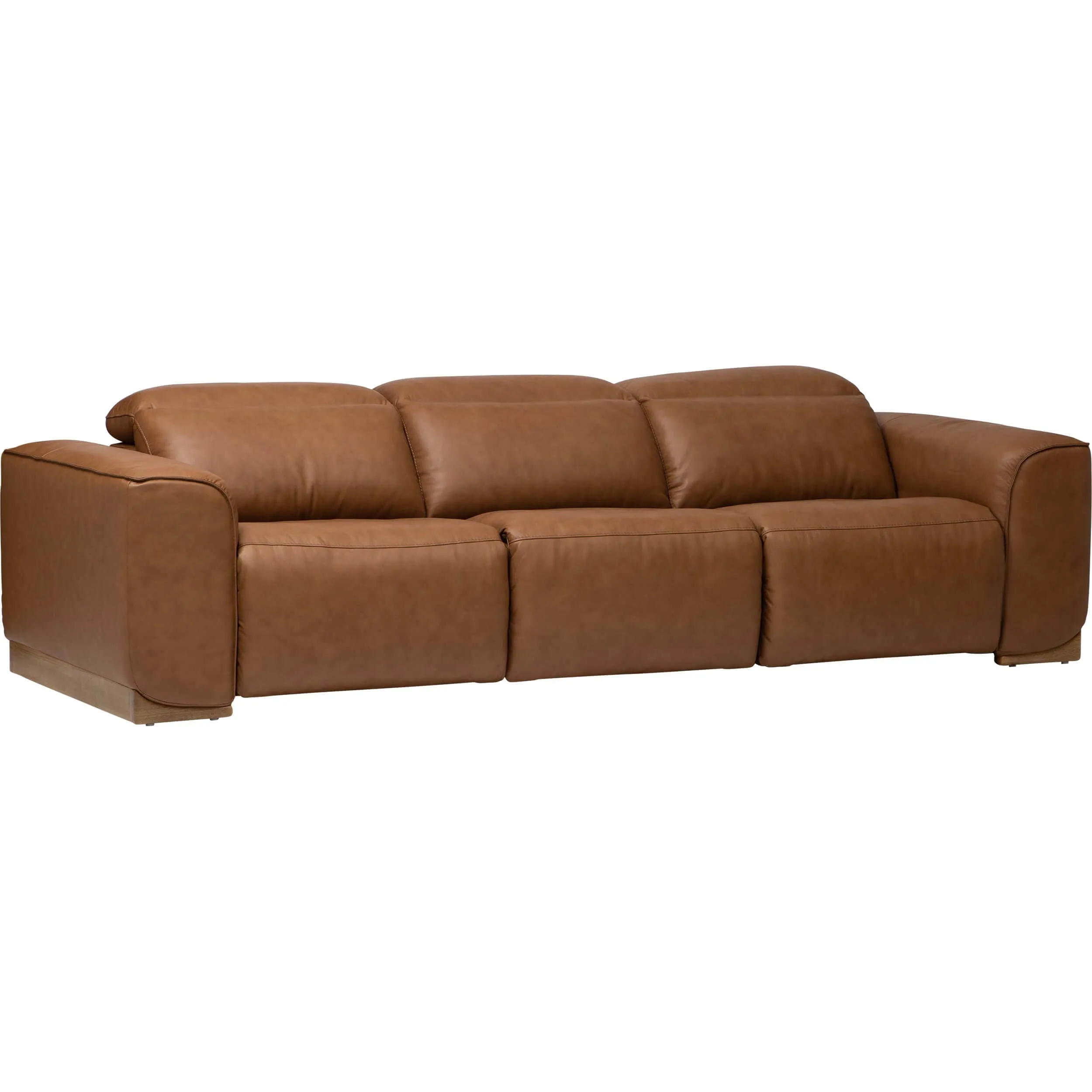 Theo 3 Piece Power Recliner Sectional, Aline Butternut