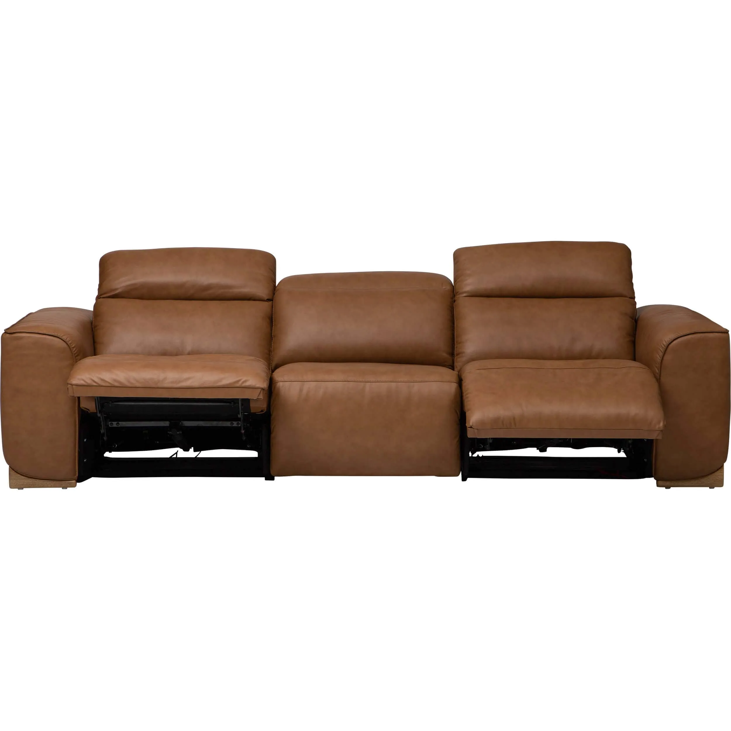 Theo 3 Piece Power Recliner Sectional, Aline Butternut