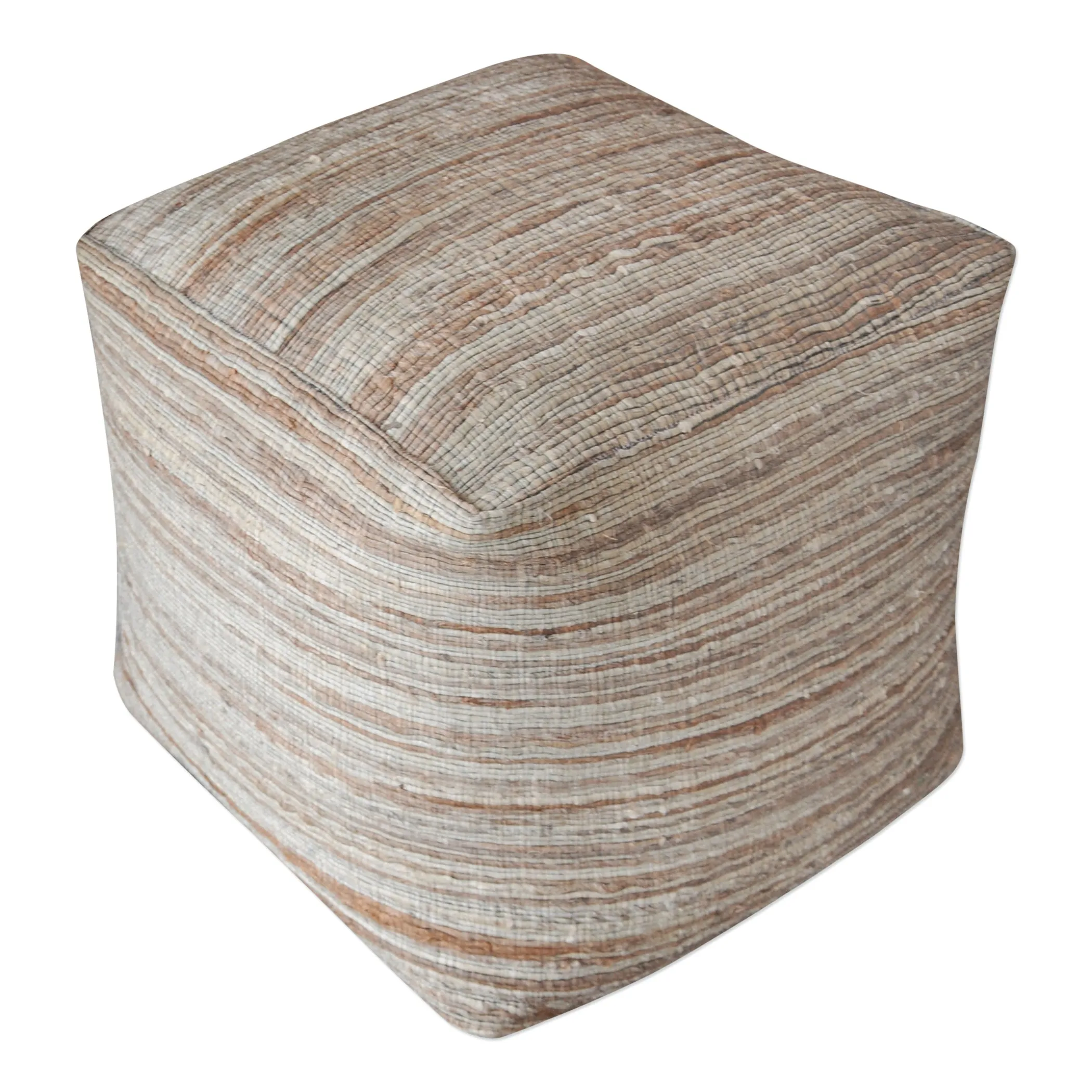 Uttermost Shiro Beige Pouf