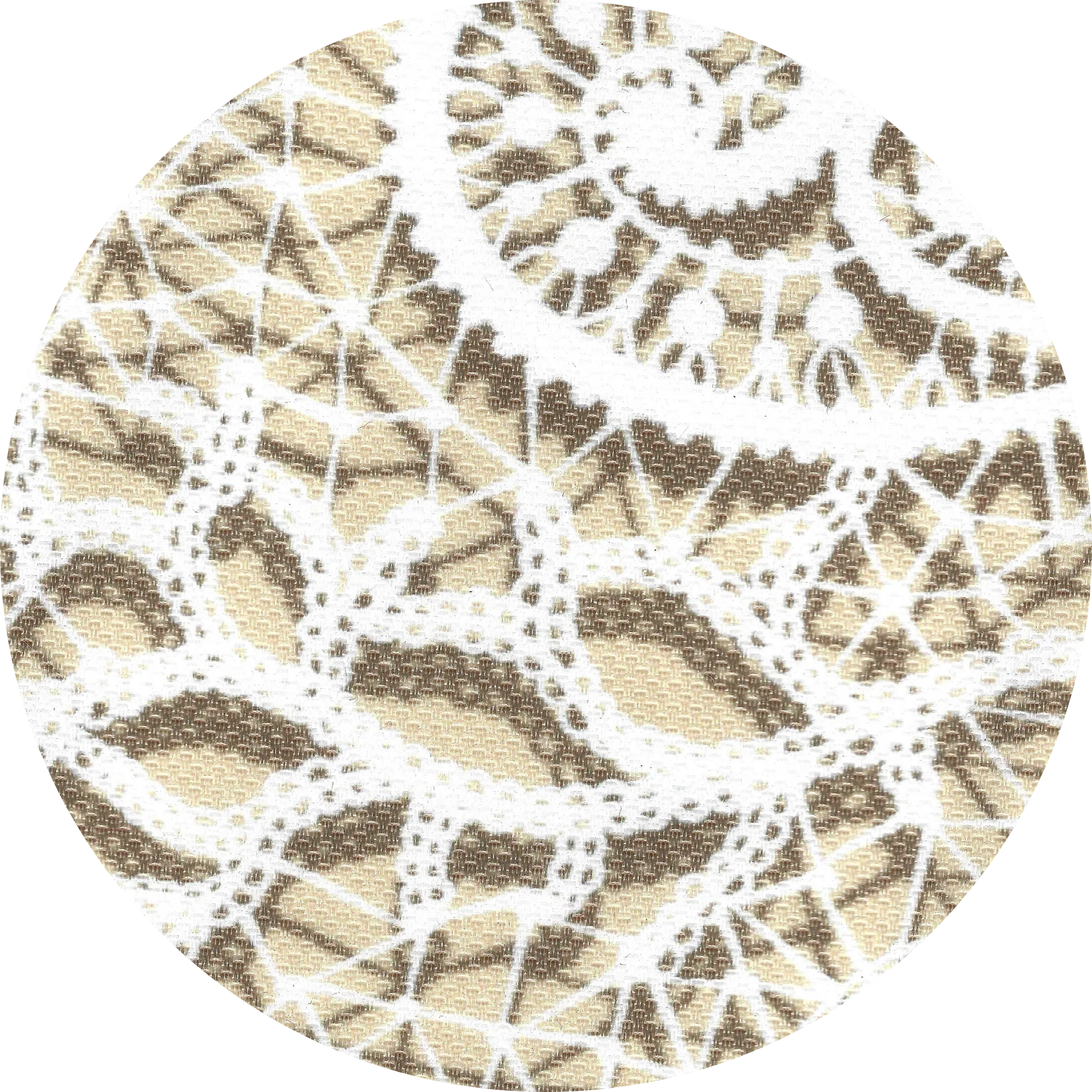 VILEBREQUIN x MX Home - Coussin coquillage - motif « effet dentelle »