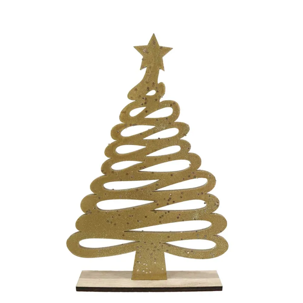 Wavy Table Tree 4 Asst (29cm)