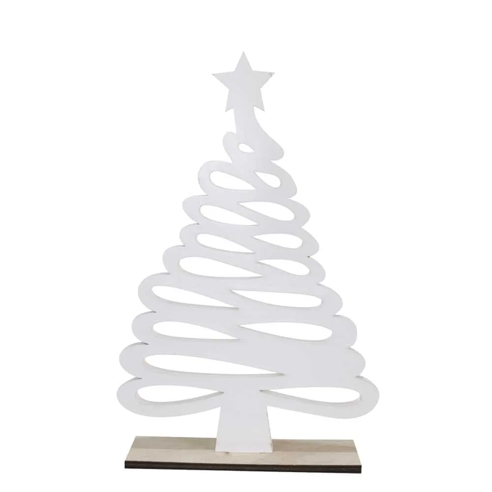 Wavy Table Tree 4 Asst (29cm)