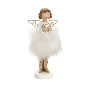 White And Gold Angel Decor